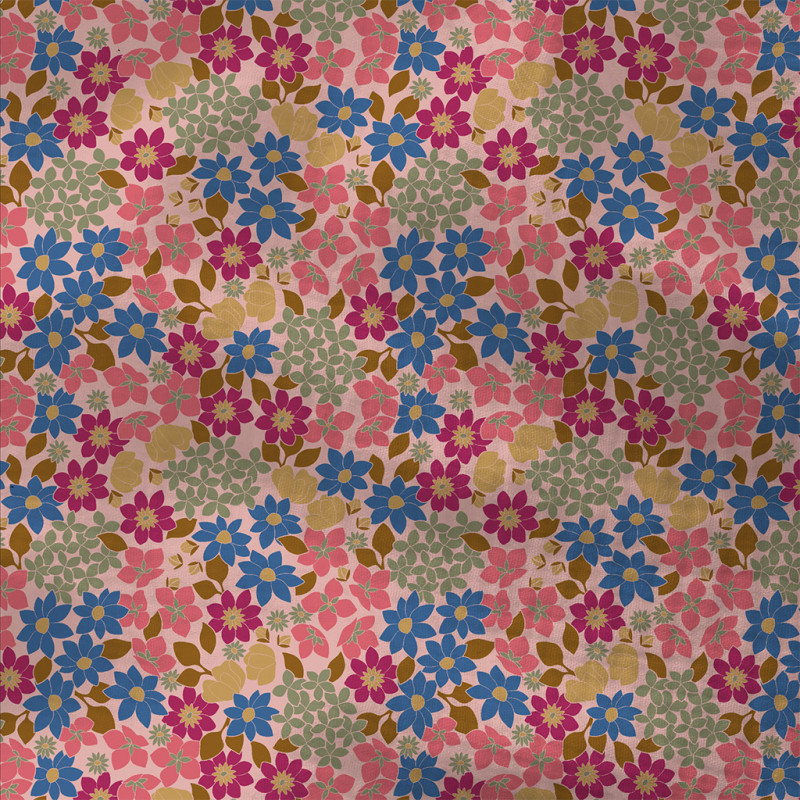 Printed Double Gauze GLADYS Petal / Pink